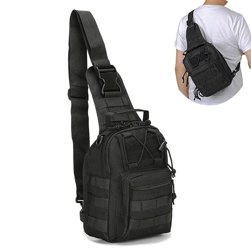 Rucksack Military Style - Men Crossbody Sling Backpack Shoulder Chest