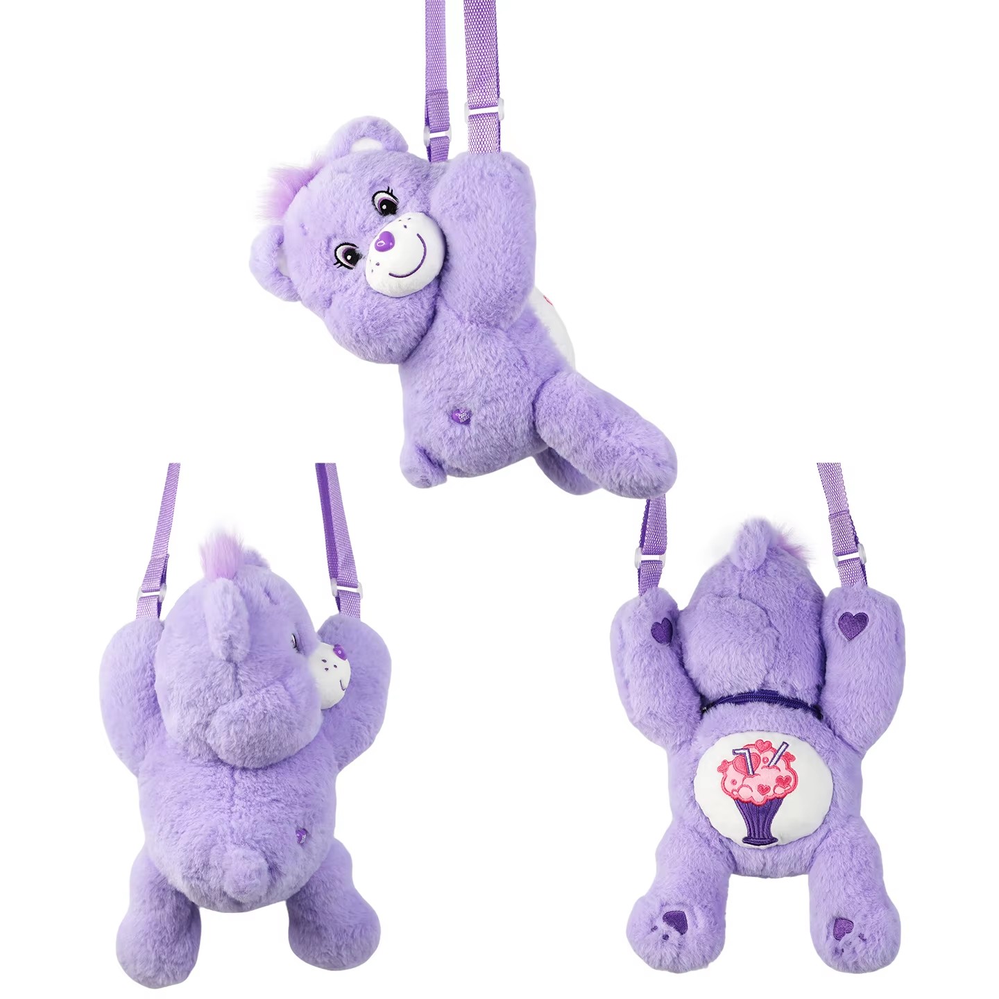 Care Bears Cute Plush Crossbod - Mini Backpack Purse ulasan dan harga