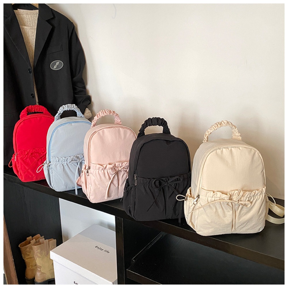 Japanese Style Women's Backpac - Canvas Backpack Casual ulasan dan harga