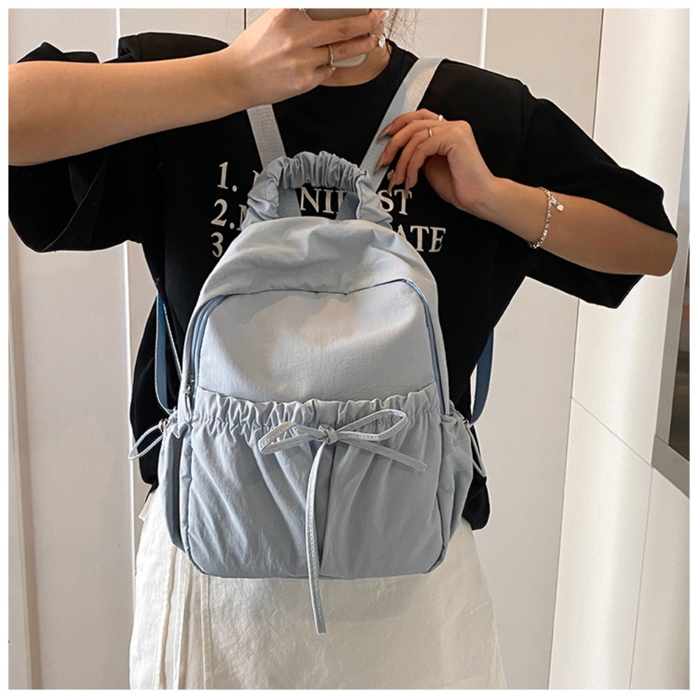 Japanese Style Women's Backpac - Canvas Backpack Casual ulasan dan harga