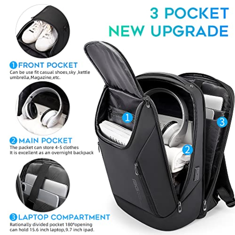 Business Smart Backpack Waterp - Laptop Backpack 15.6 ulasan dan harga