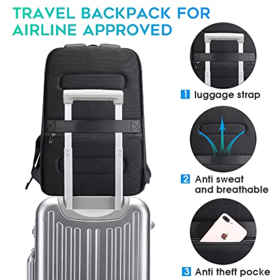 Business Smart Backpack Waterp - Laptop Backpack 15.6 ulasan dan harga