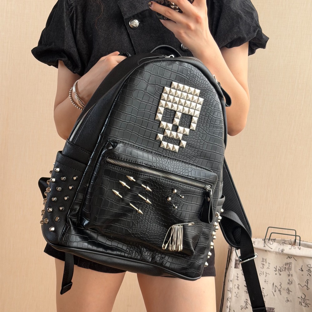 Original Black Crocodile Patte - Fashion Backpack Women ulasan dan harga