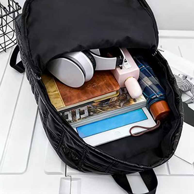 Trendy Stylish Shiny Backpack  - Canvas Backpack Casual ulasan dan harga