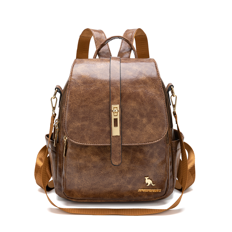 College Women Backpacks Design - Leather Backpack Vintage ulasan dan harga