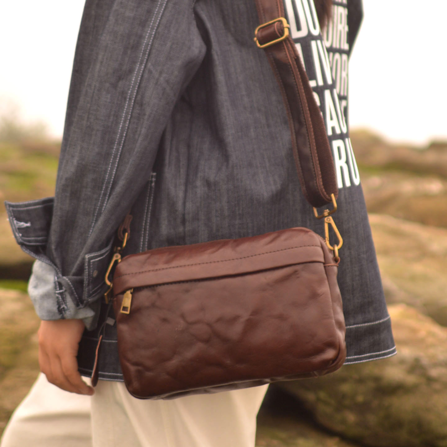 AETOO Newly designed vintage c - Leather Backpack Vintage ulasan dan harga