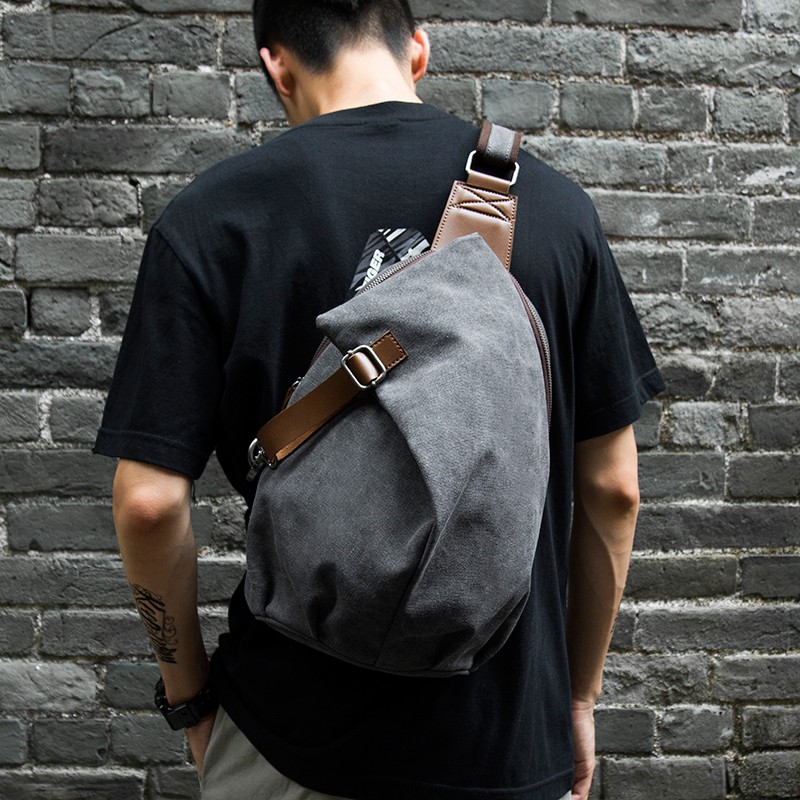 MTE ELAN Large Capacity Retro  - Canvas Backpack Casual ulasan dan harga