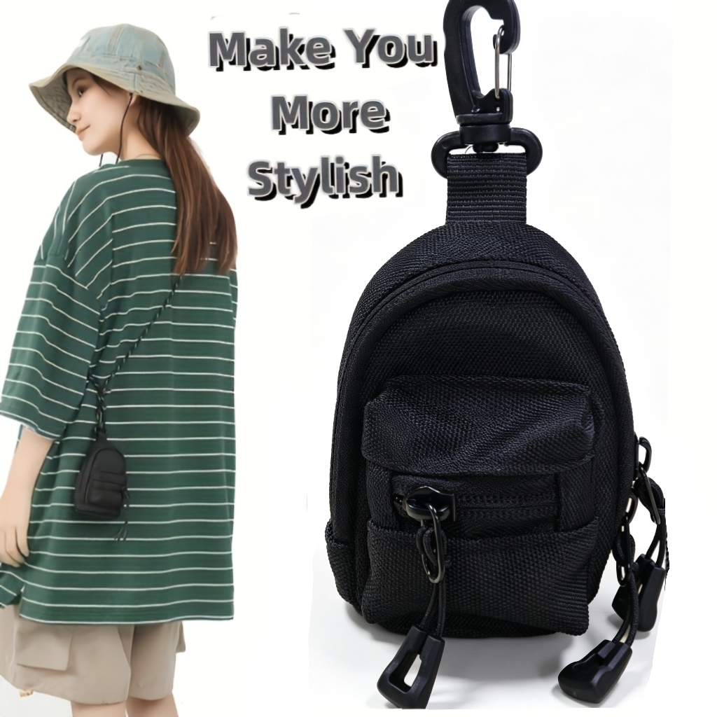 Men Carabiner Backpack Keychai - Mini Backpack Purse ulasan dan harga
