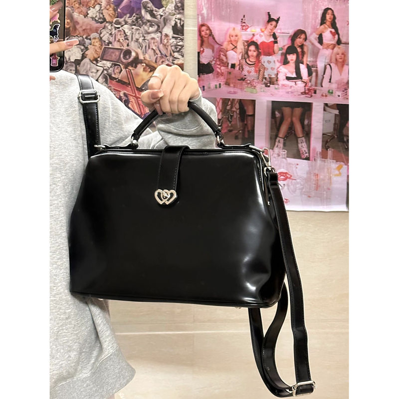 Vintage Black Y2k Mochila Wome - Leather Backpack Vintage ulasan dan harga