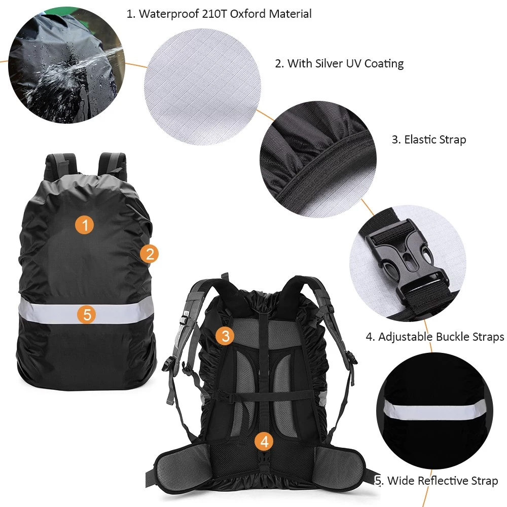 1Pcs Upgraded Waterproof Backp - Rain Cover Backpack ulasan dan harga