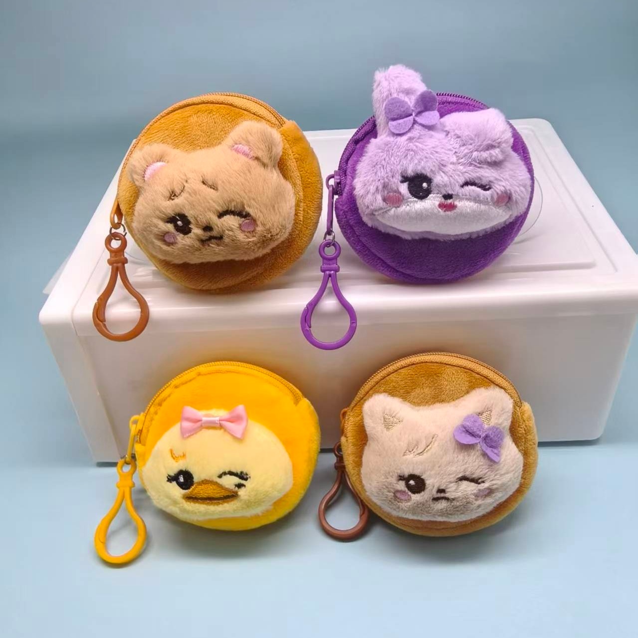 Kawaii Kpop Bowknot Duck Cat R - Mini Backpack Purse ulasan dan harga