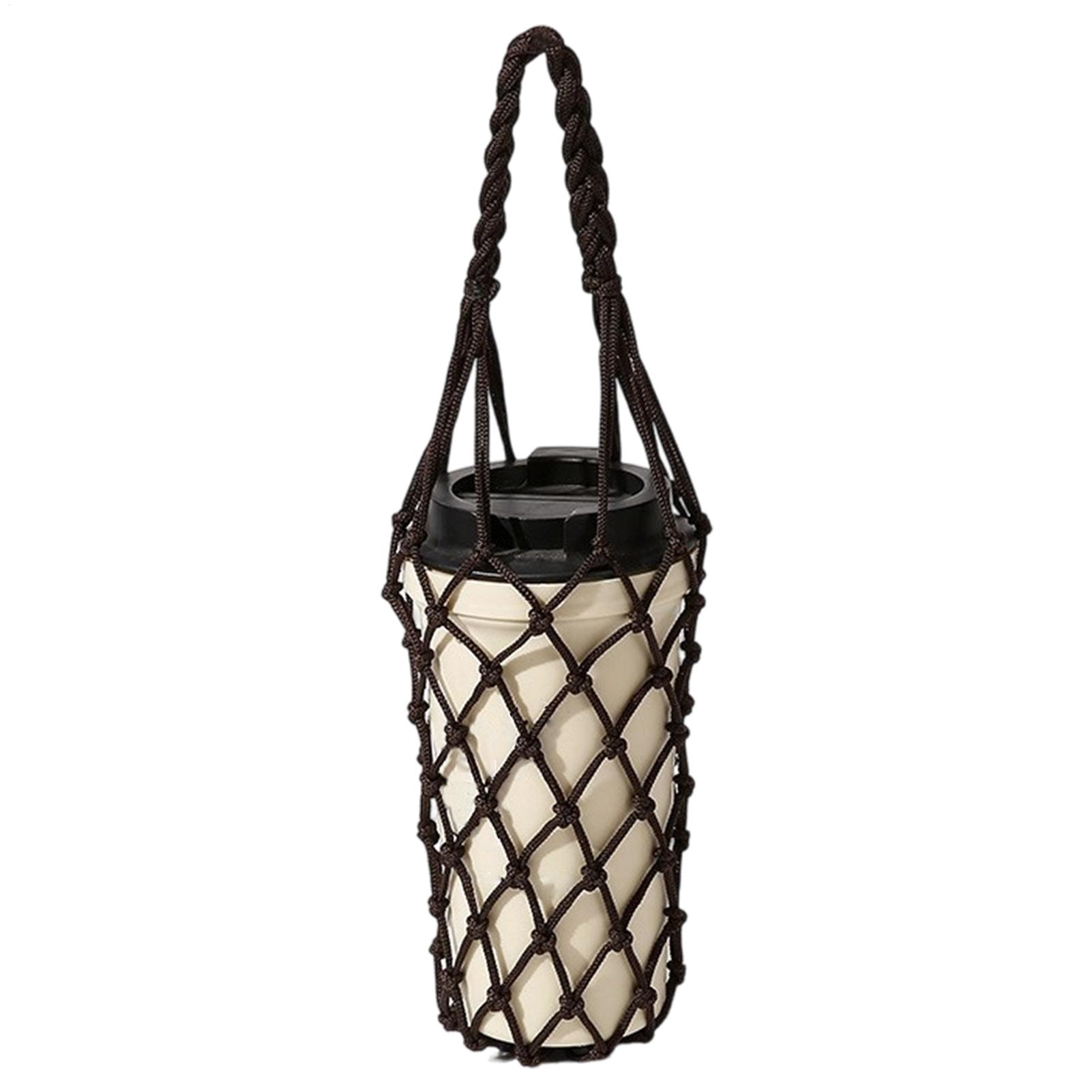 1pcs Water Bottle Bag Crochet  - Hydration Pack Outdoor ulasan dan harga