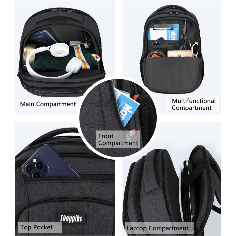 Men's School Backpack for Teen - Laptop Backpack 15.6 ulasan dan harga