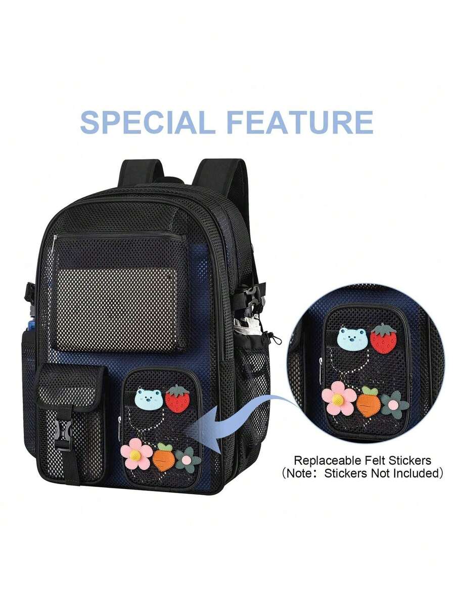 Mesh Backpack 36L Large Heavy  - Canvas Backpack Casual ulasan dan harga