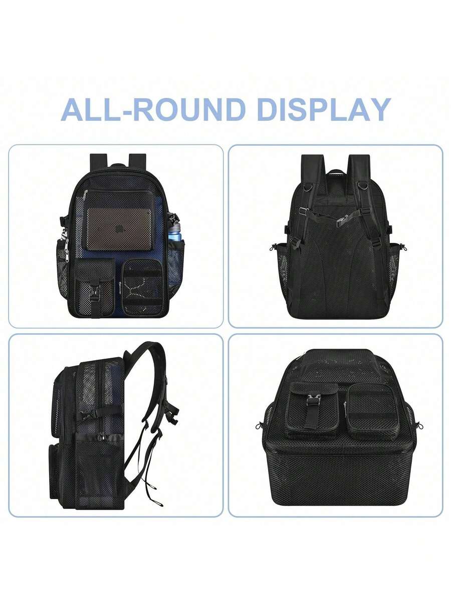Mesh Backpack 36L Large Heavy  - Canvas Backpack Casual ulasan dan harga